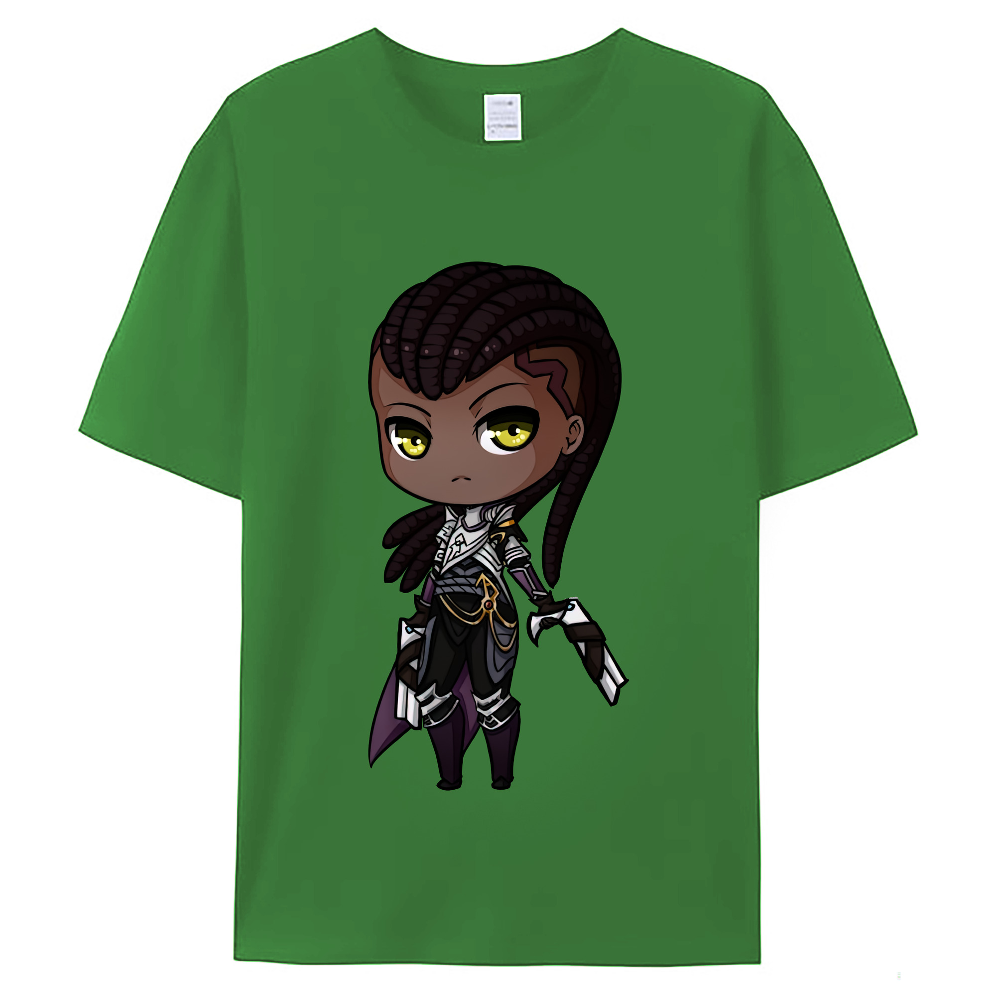 （画像用） リーグ・オブ・レジェンド League of Legends LOL レディースカジュアルプリントTシャツ（綿100％）